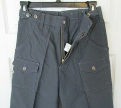NWT BOY SCOUTS of America Gray Action Fit Uniform Pants size W26 Unhemmed #58726