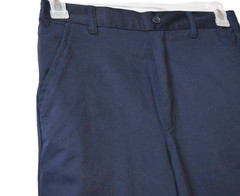 French Toast Boys’ Flat Front Relaxed Fit Navy Pants Size 16