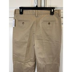 Lands’ End Boys Khaki Pants Size 20 Adjustable Waist NWT School Uniform
