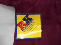 Boys R/K Maroon Long Sleeve Polo/Uniform Shirt Size Small 5/6