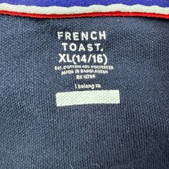 French Toast Polo Shirts Kids XL (14/16) Navy Blue