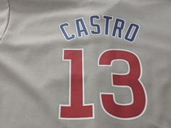 Chicago Cubs Starlin Castro Baseball Jersey Large 14-16 Youth Boys