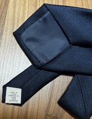 Lands End Kid’s School Uniform Classic Large Navy Tie New in Box