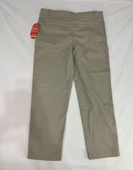 Wonder Nation School Uniform Chino Pants Boys Khaki Stretch Husky Size 10 🆕