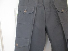 NWT BOY SCOUTS of America Gray Action Fit Uniform Pants size W26 Unhemmed #58726