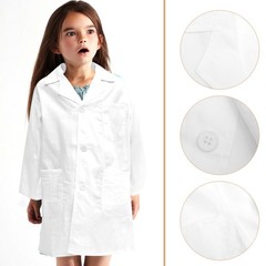 Science Lab Coat for Kids Childrens Boys Dress up Scientist Costume
