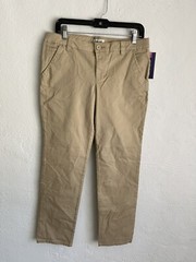 Cherokee Kids Cotton Twill Adjustable Waist Uniform Pant, Size 16
