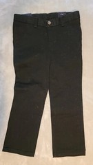 Chaps Boys’ Approved Schoolwear Black Pants Size 6 Reg