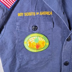 Boy Scouts of America Shirt Boys Youth Medium Blue Theodore Roosevelt Council