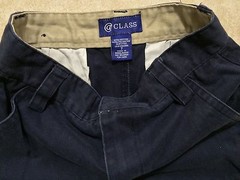 ☀️ Boys Navy Blue Uniform SHORTS Adjustable Waist Flat Front School Size 7