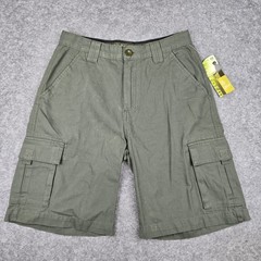 Boy Scouts of America Youth Canvas Shorts Size 18 Uniform Green Fits 28 x 9 BSA