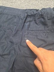 Nautica School Uniform Boy’s Short Blue Sz 12 Belted Loops Slash Pockets Pull On