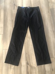 NWT Boy’s French Toast Adjustable Waist Relaxed Fit Twill Pants Black Size 18