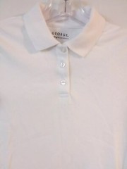 George t-shirt Uniform school Shirt Top unisex M 7/8 regular long sleeve