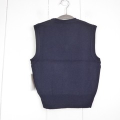 Universal School Uniform Sweater Vest Yth SZ M 5/6 Preppy Academia Navy Blue NWT