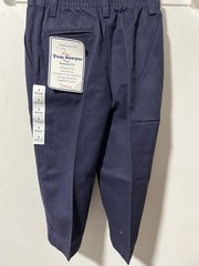 Boys Size 4 Blue School Uniform Pants Tom Sawyer Elastic Waist