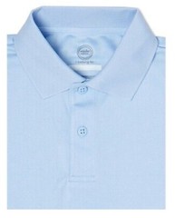 Wonder Nation Boy’s School Uniform Short Sleeve Interlock Polo Shirt SZ S 2-pack