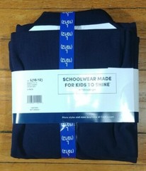 French Toast Short Sleeve Pique Polo Navy Blue sz. L youth (10/12) NWT 2-pack