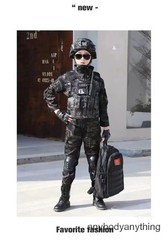 New Children’s Special Forces Combat Uniform, New Camouflage Training Suits