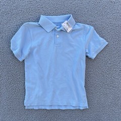 Old Navy Boy’s Blue Short Sleeve School Uniform Polo Shirt Size S (5-6)