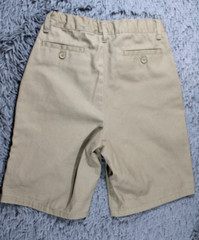 Authentic Galaxy Shorts Boys Size 12 Beige Tan School Uniform Classic Twill