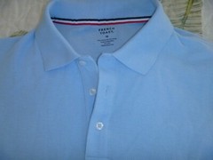 NEW NWT YOUTH FRENCH TOAST POLO GOLF SHIRT SHORT SLEEVE SCHOOL UNIFORM BLUE