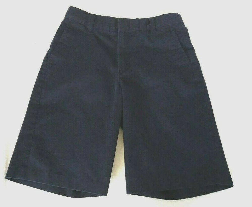 Boys Navy Blue Uniform Shorts Size 12