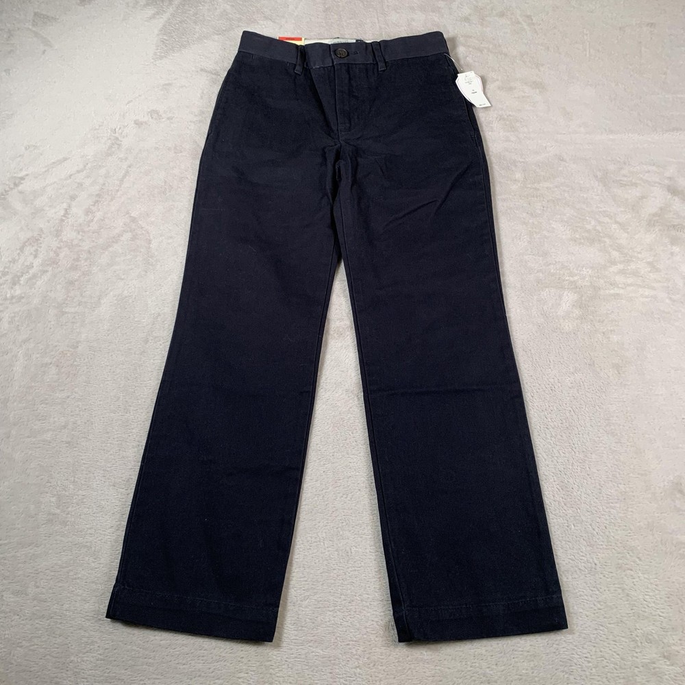 Gap Kids Pants Boys 10 Regular Easy Fit Nanotex Uniform Adjustable Waist NEW