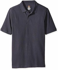 Dockers Little Boys’ Uniform Short Sleeve Pique Polo, Navy, MediuM (5)