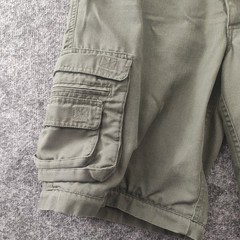 Boy Scouts of America Green Canvas Cargo Convertible Uniform Shorts Youth 20