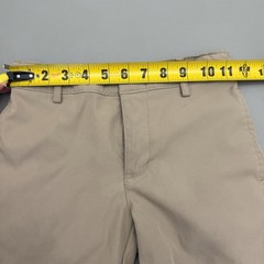 Dennis Uniform Boys Khaki School Uniform Shorts Size 7 B7 Flat Front