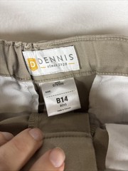 Dennis Uniform Khaki Beige Tan Boys Pants Adjustable 078500