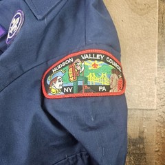 BOY SCOUTS OF AMERICA Shirt Youth Medium Patches