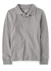 3 Pack! Brand New: The Children’s Place Boys Uniform Long Sleeve Polos- Set Of 3