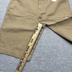 Wonder Nation Boys Uniform Shorts Khakis Size 18 Flat Front Adjustable Waist