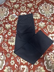 Children’s uniform set in khaki, size 8 Husky, and navy blue, size 10 Husky