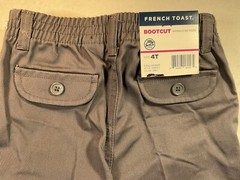 Children’s Pants Gray – Boys or Girls – Size 4T – Great for School or Play! NWT