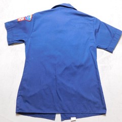 Boy Scouts Of America Shirt Boys Medium Blue Cub Scout Uniform Belt Webelos