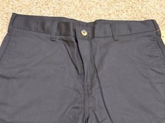 French Toast Boys Uniform Flat Front Shorts Husky Black Size 16