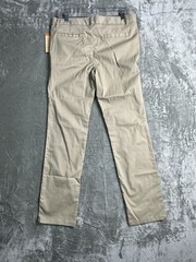 French Toast Boys Khaki Uniform Pants Size 18 Straight Fit Adjustable Waist NWT
