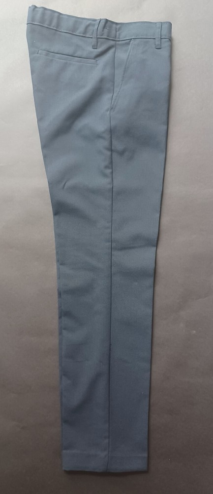 Boys Navy Blue uniform pants non iron easy care trousers age 11-12 adjustable