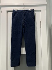 School Uniform Navy Pants Cat & Jack Boys Size 16 Chino Skinny Retail Price $15