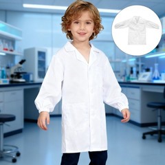 Children Scientist Outfit Girls Dress up Lab Coat Science Doctor Costume Kids