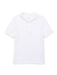Wonder Nation Boys School Uniform Short Sleeves Pique Polo Shirt Choose Size (DM
