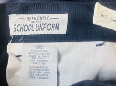 Lot Of 2 Authentic Galaxy Blue Adj-Waist Husky Uniform Shorts sz 16H New NWT