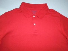LAND’S END Boys size XL (18H-20H) or 15-16 years Cute RED Polo-SCHOOL