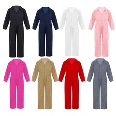 Kids One Piece Tracksuit Overalls Playsuit Boilersuit Jumpsuit All in Coverall