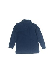 Wonder Nation Polo Shirt Boys Size XL Navy School Uniform Long Sleeve Pique –H4