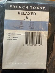 French Toast Relaxed Fit Pull On Pants size 8