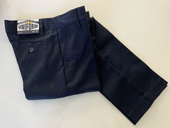 School Uniform Pants Boys 10 Navy Blue Adjustable Waist NEW Authentic Galaxy
